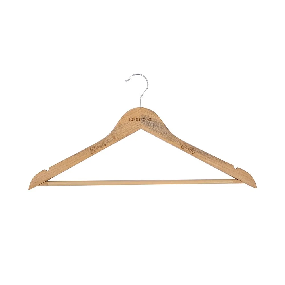 Personalized Wooden Hangers Engraved